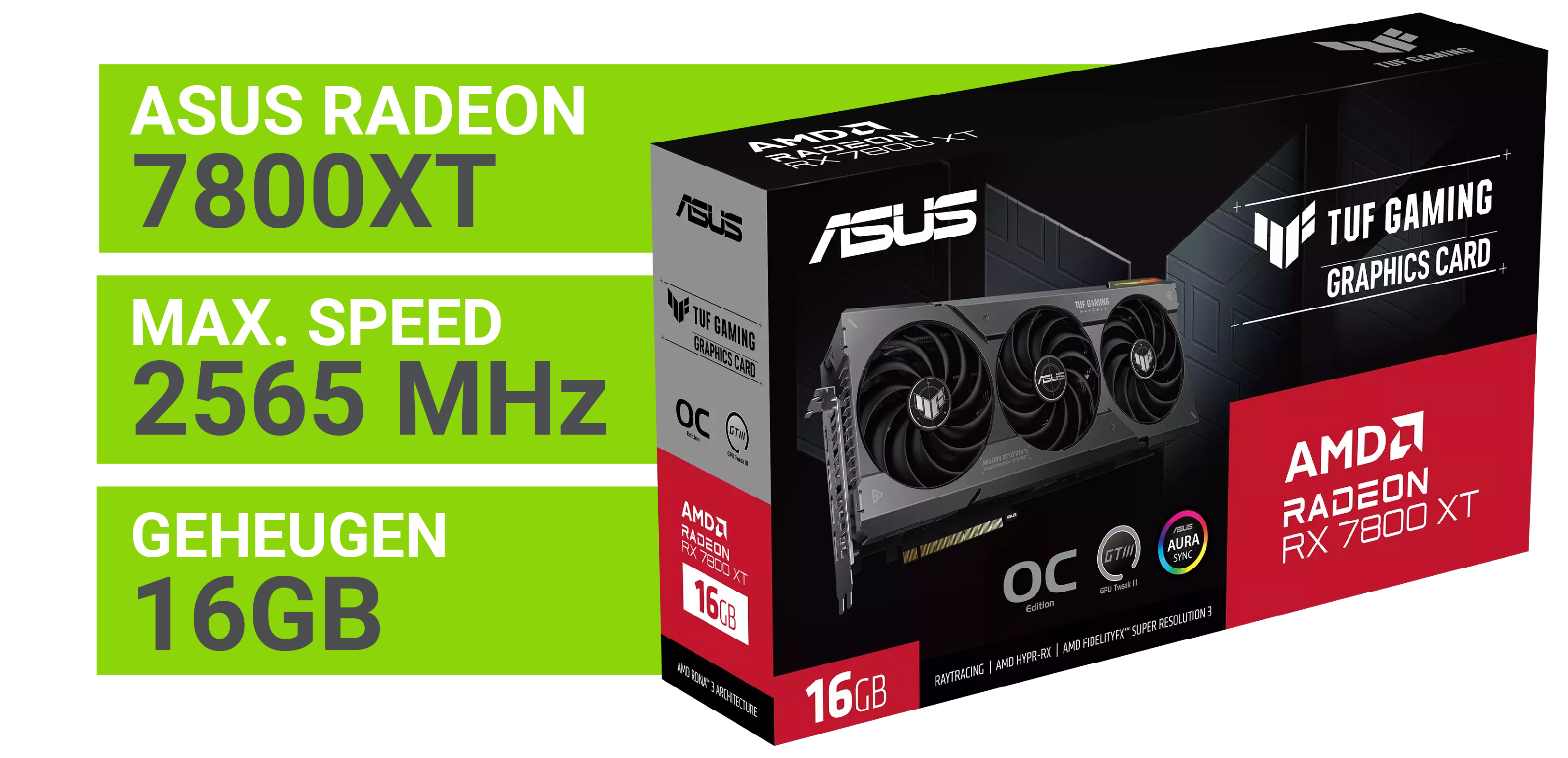 ASUS AMD RADEON RX 7800 XT | The Box II